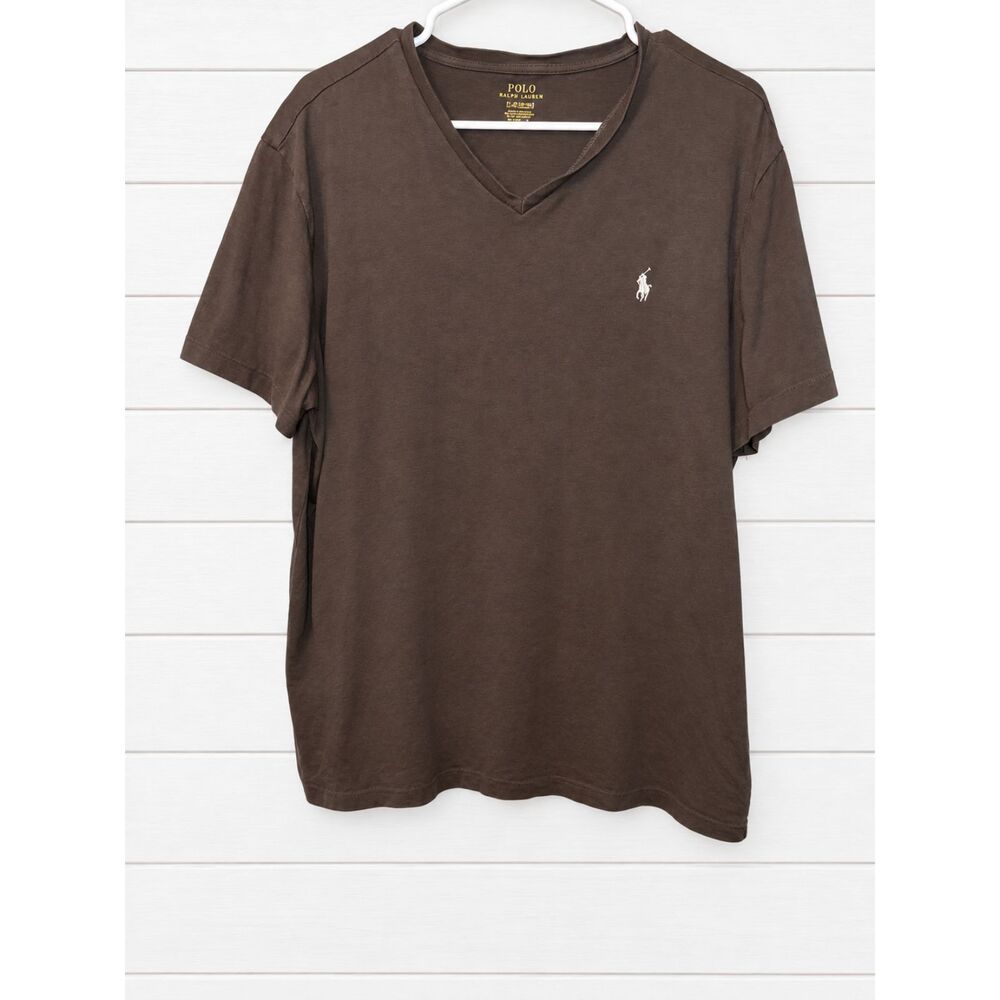Brown Short Sleeve Polo Shirt